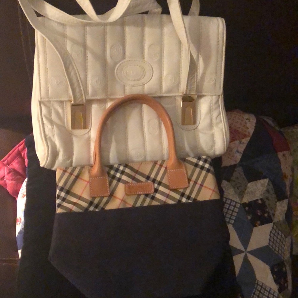 Like Dior and Burberry bag bundle not for sale